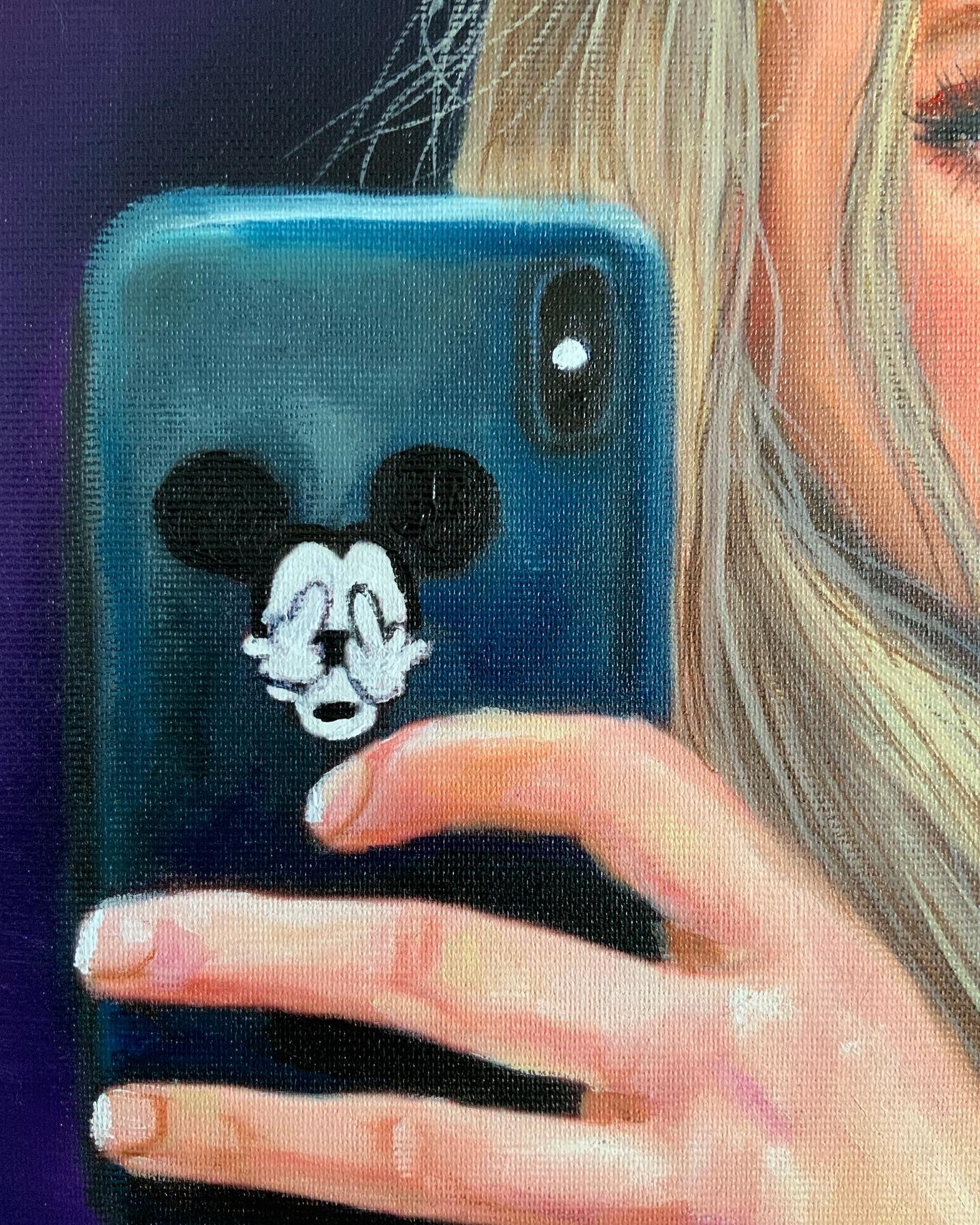 OIL PAINTING - Selfie (Collezione privata) SOLD-OUT