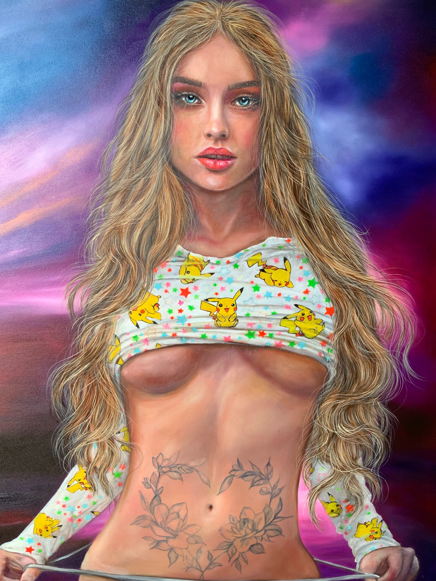 OIL PAINTING Pokemon n° 0 SOLD-OUT