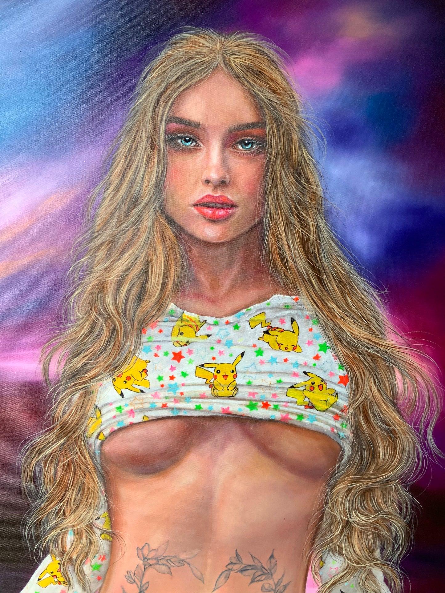 OIL PAINTING Pokemon n° 0 SOLD-OUT