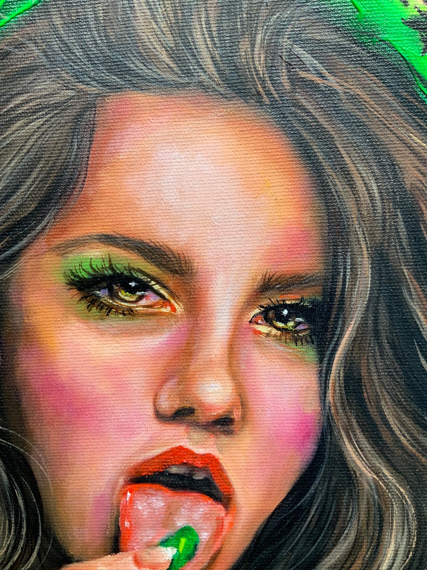 OIL PAINTING MENTA PIPERITA 2 OIL PAINTING (collezione privata) SOLD-OUT