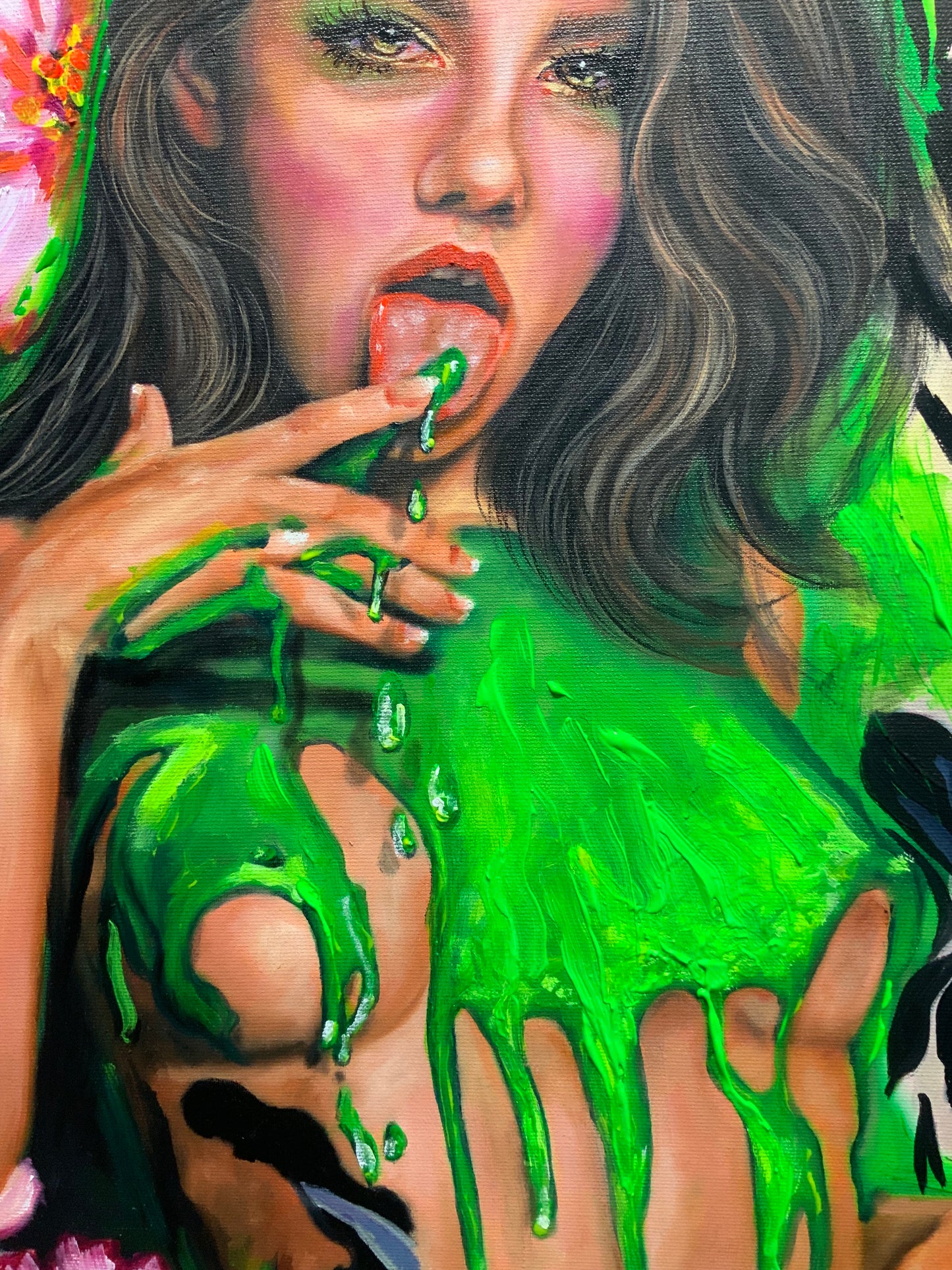OIL PAINTING MENTA PIPERITA 2 OIL PAINTING (collezione privata) SOLD-OUT