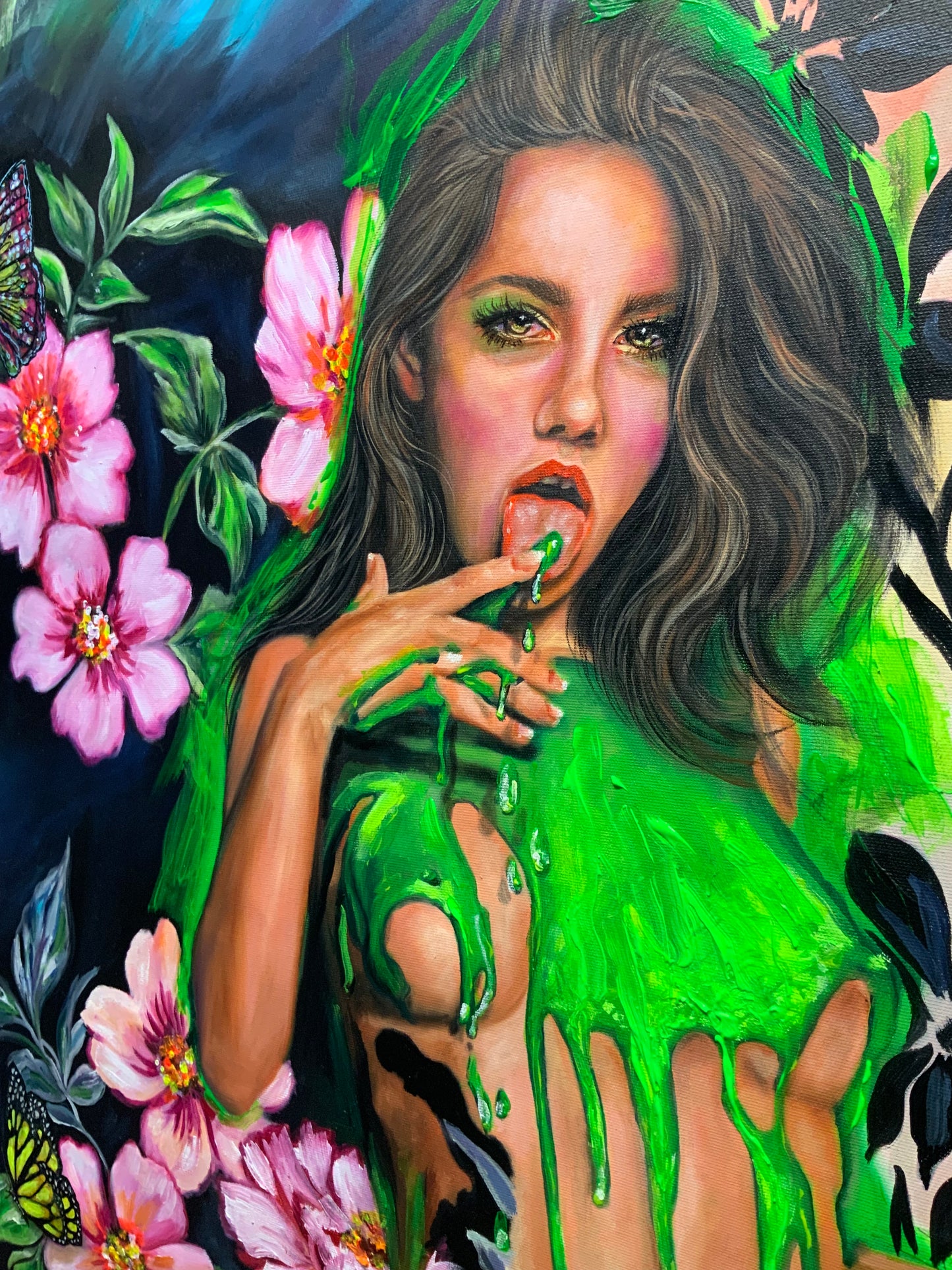OIL PAINTING MENTA PIPERITA 2 OIL PAINTING (collezione privata) SOLD-OUT