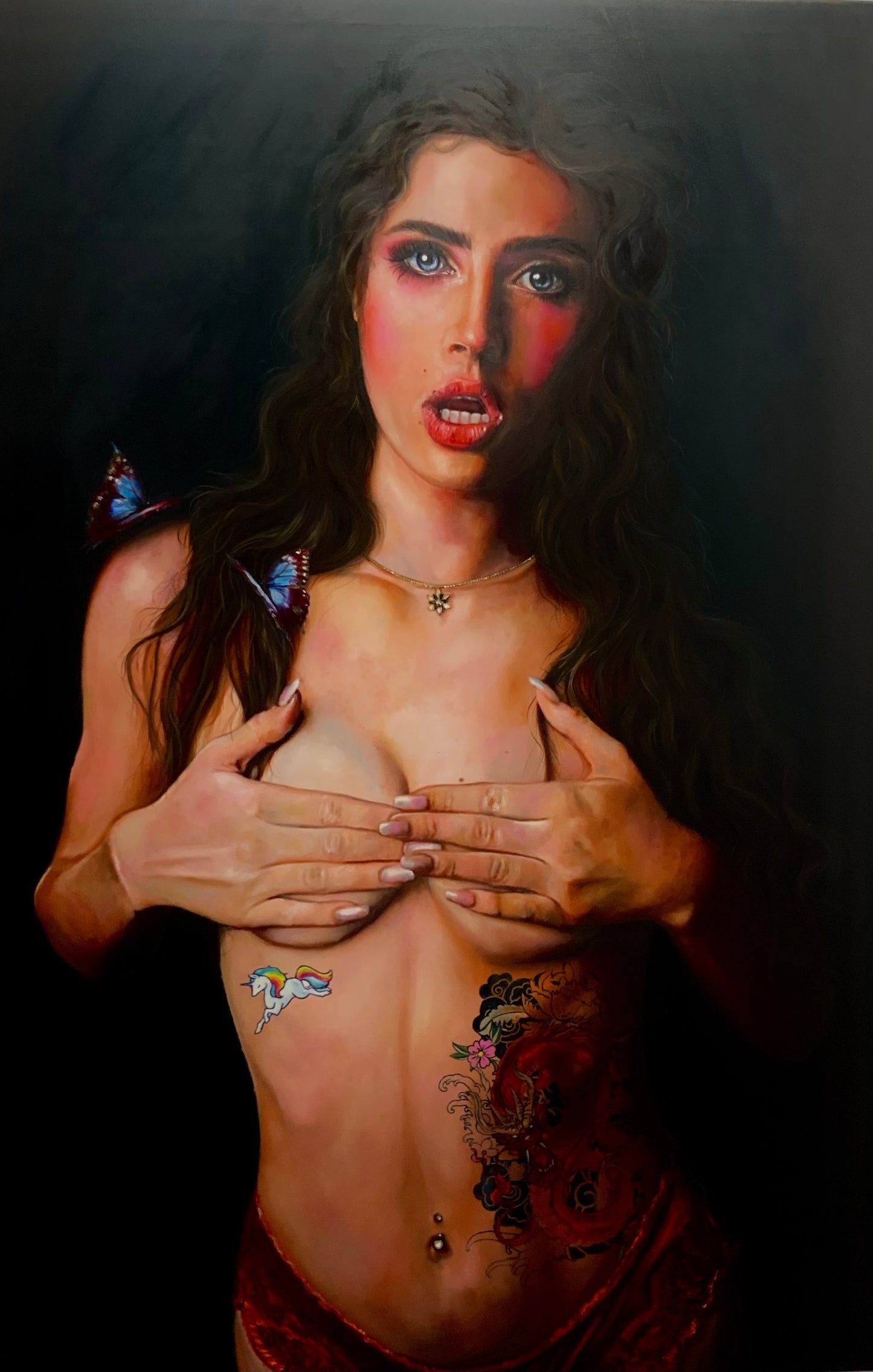 Divina NonChalance OIL PAINTING