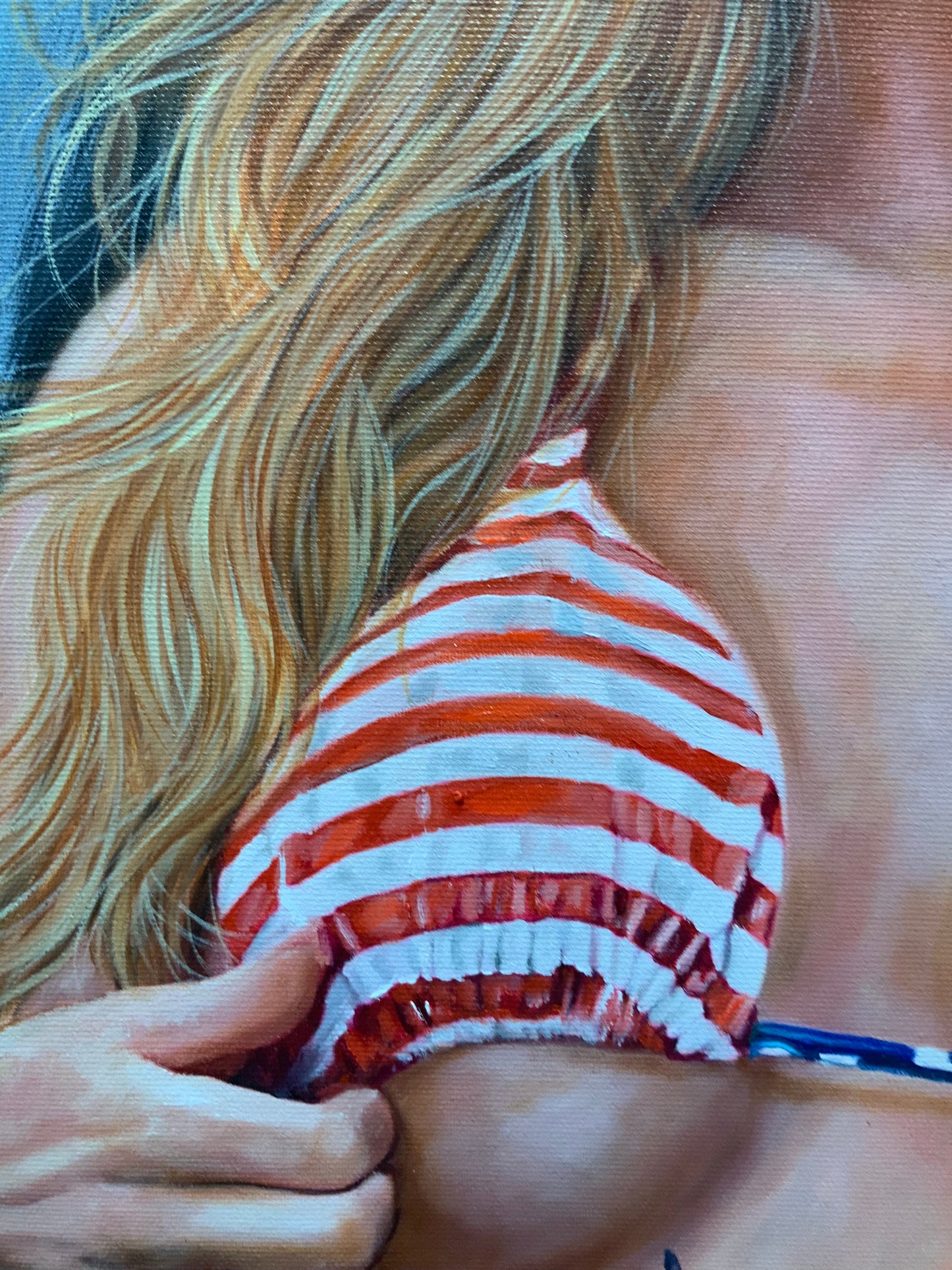 OIL PAINTING- America Barbie (Collezione privata) SOLD-OUT