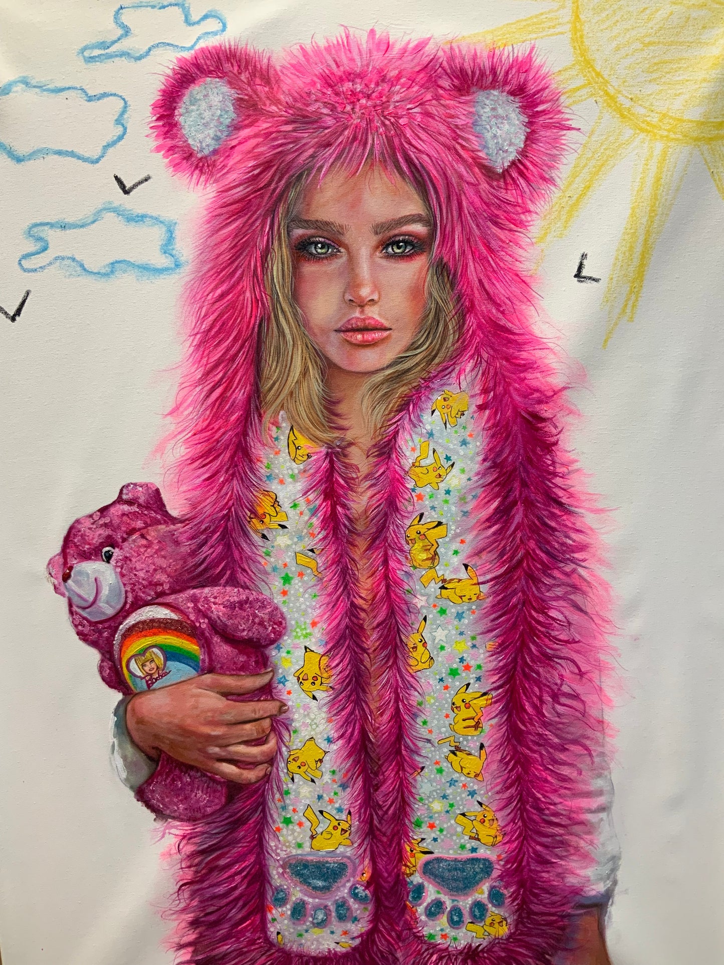OIL PAINTING (SPIRITHOODS PINK (Collezione privata) SOLD-OUT