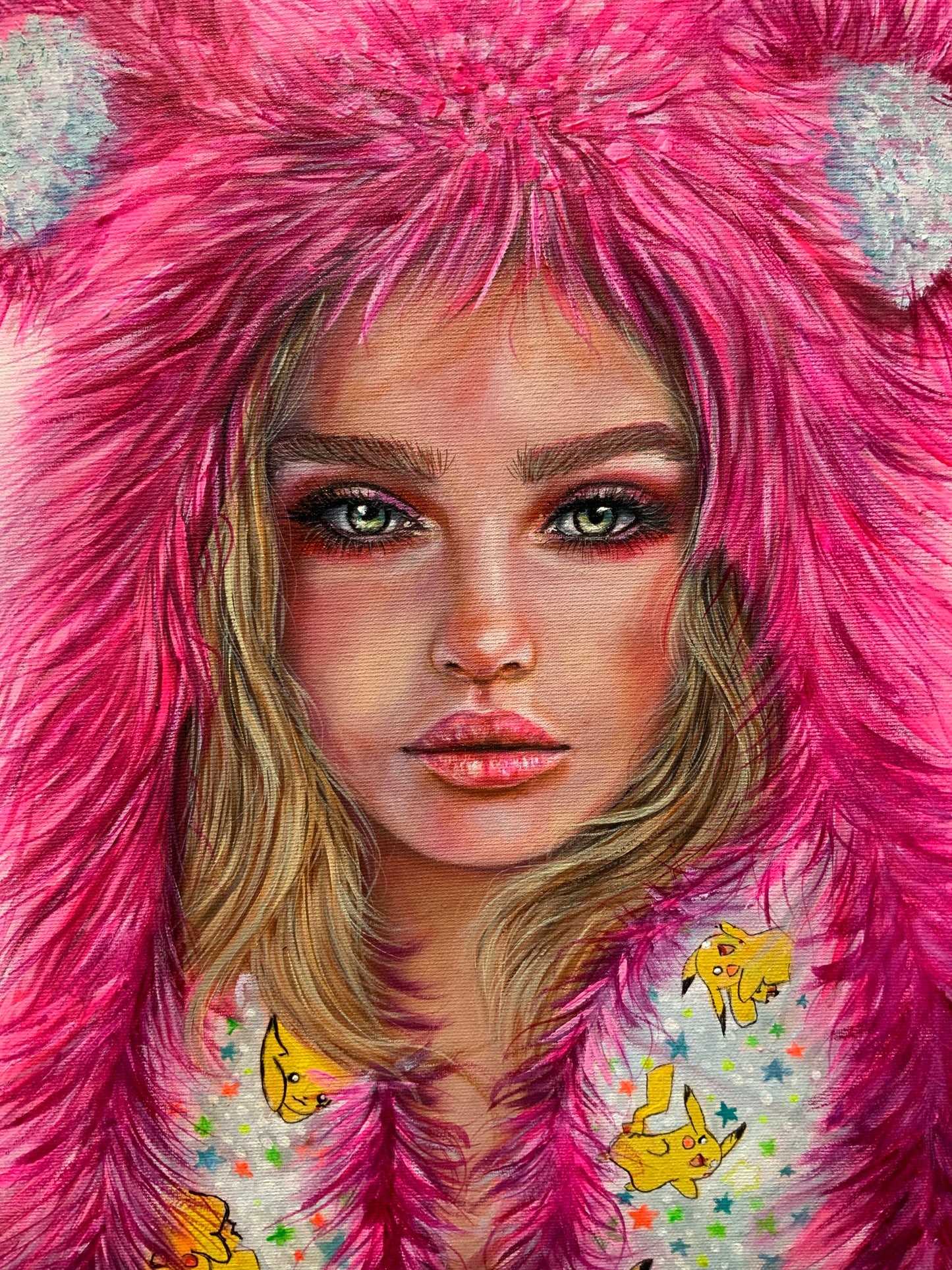 OIL PAINTING (SPIRITHOODS PINK (Collezione privata) SOLD-OUT