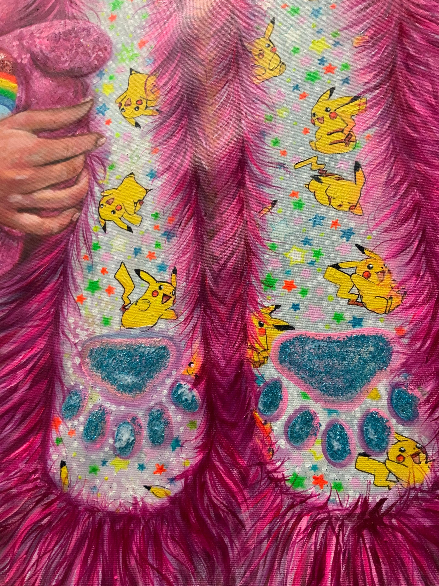 OIL PAINTING (SPIRITHOODS PINK (Collezione privata) SOLD-OUT