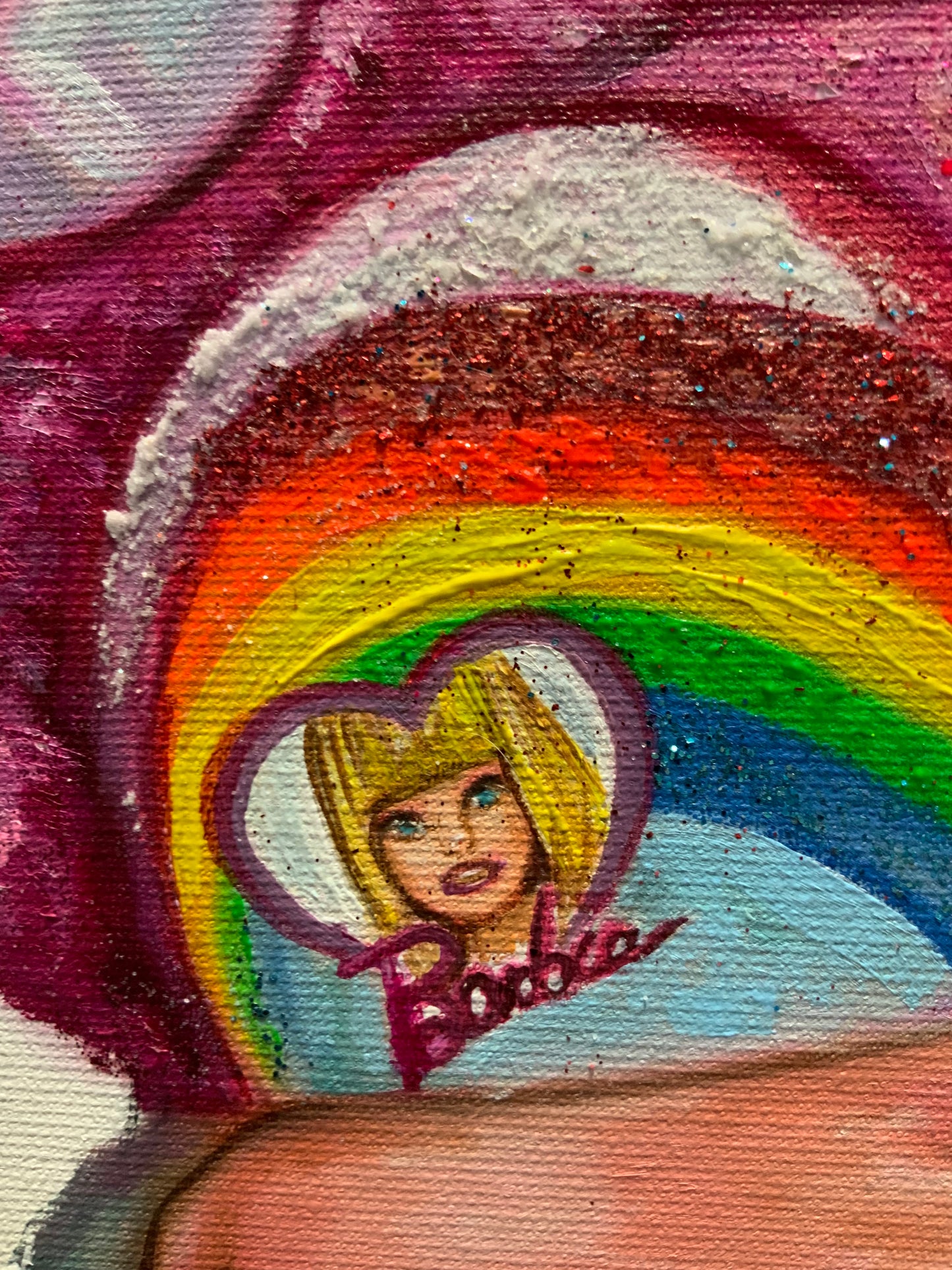 OIL PAINTING (SPIRITHOODS PINK (Collezione privata) SOLD-OUT