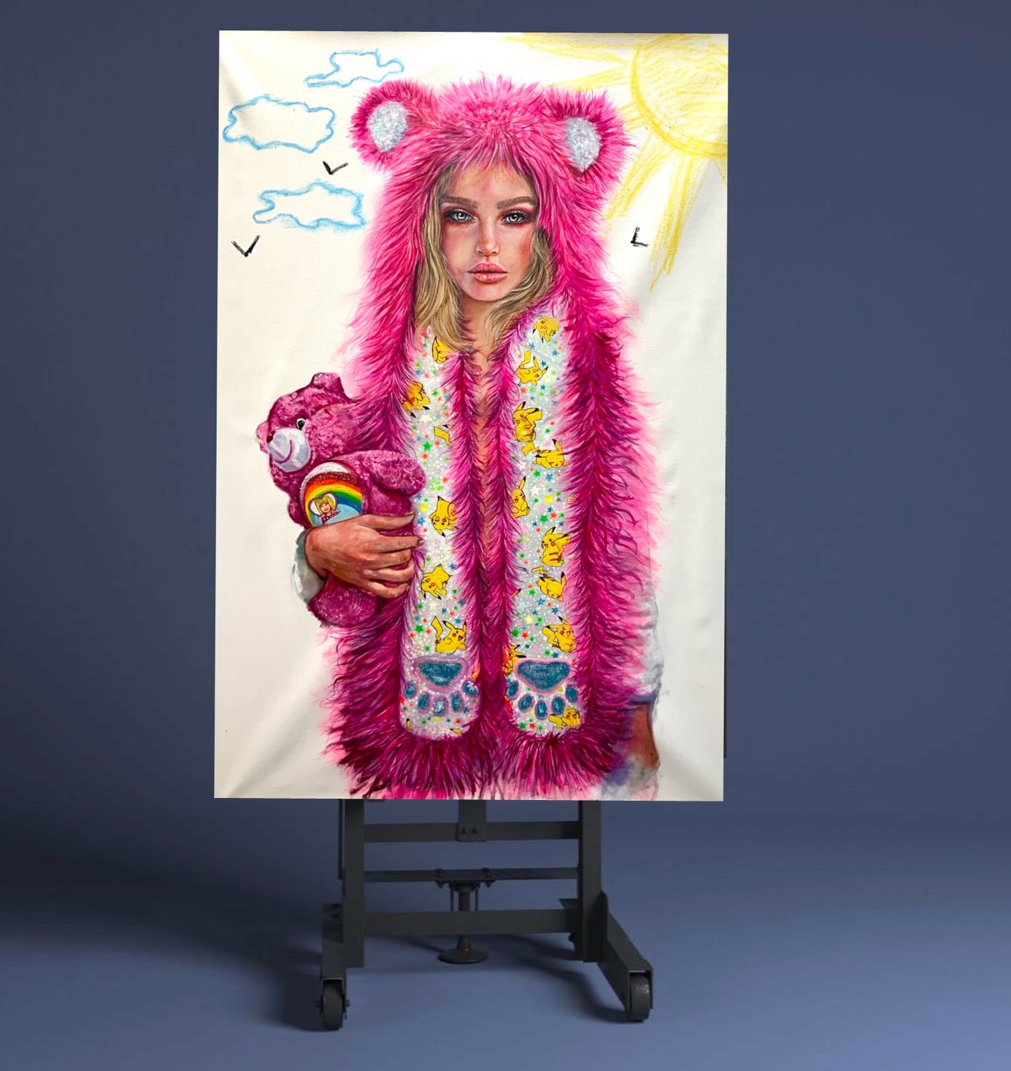 OIL PAINTING (SPIRITHOODS PINK (Collezione privata) SOLD-OUT