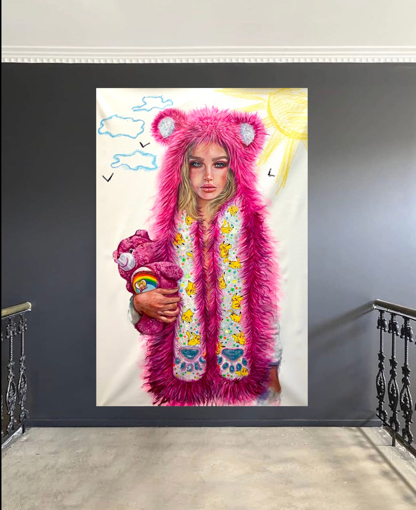 OIL PAINTING (SPIRITHOODS PINK (Collezione privata) SOLD-OUT