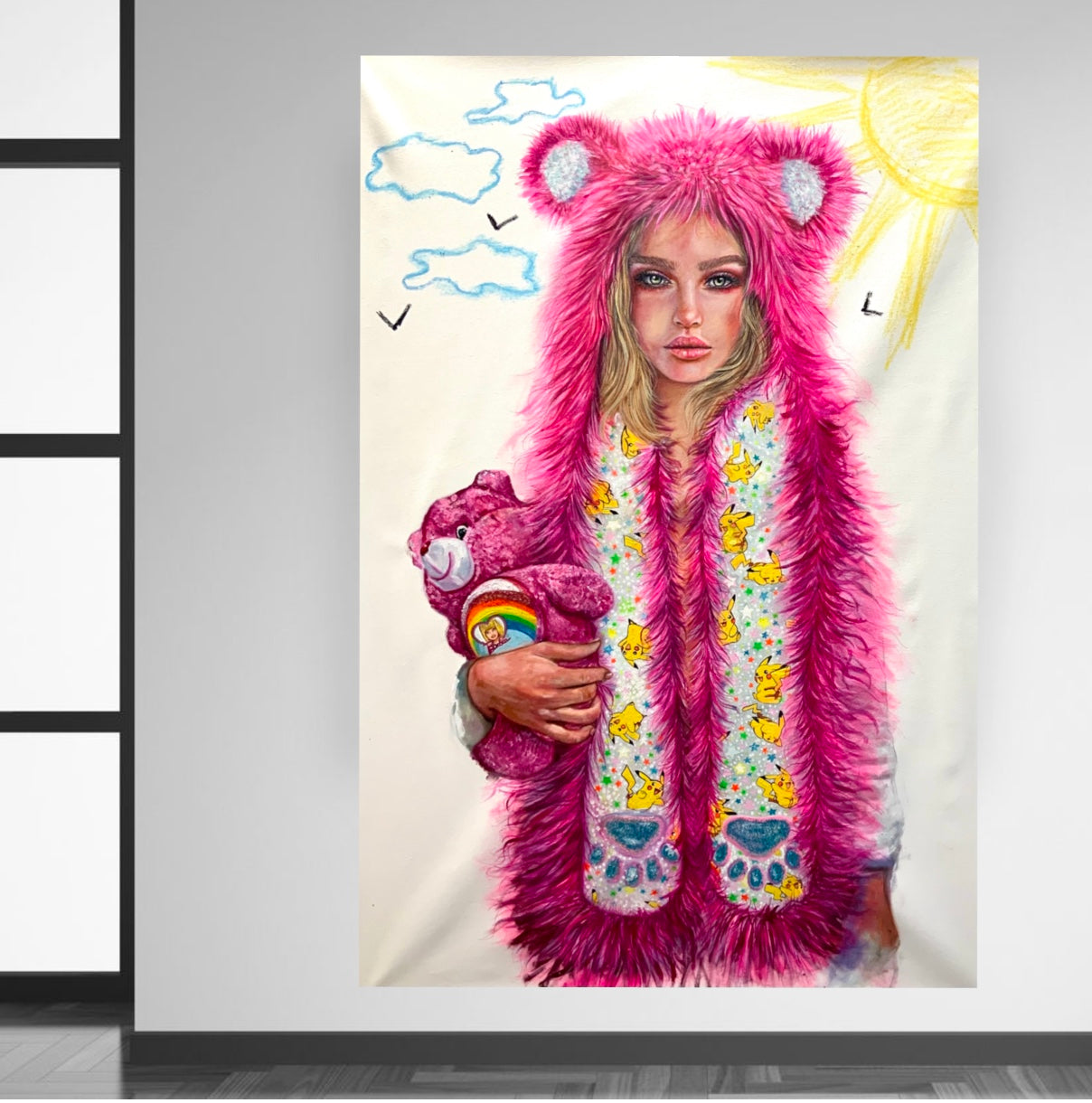 OIL PAINTING (SPIRITHOODS PINK (Collezione privata) SOLD-OUT