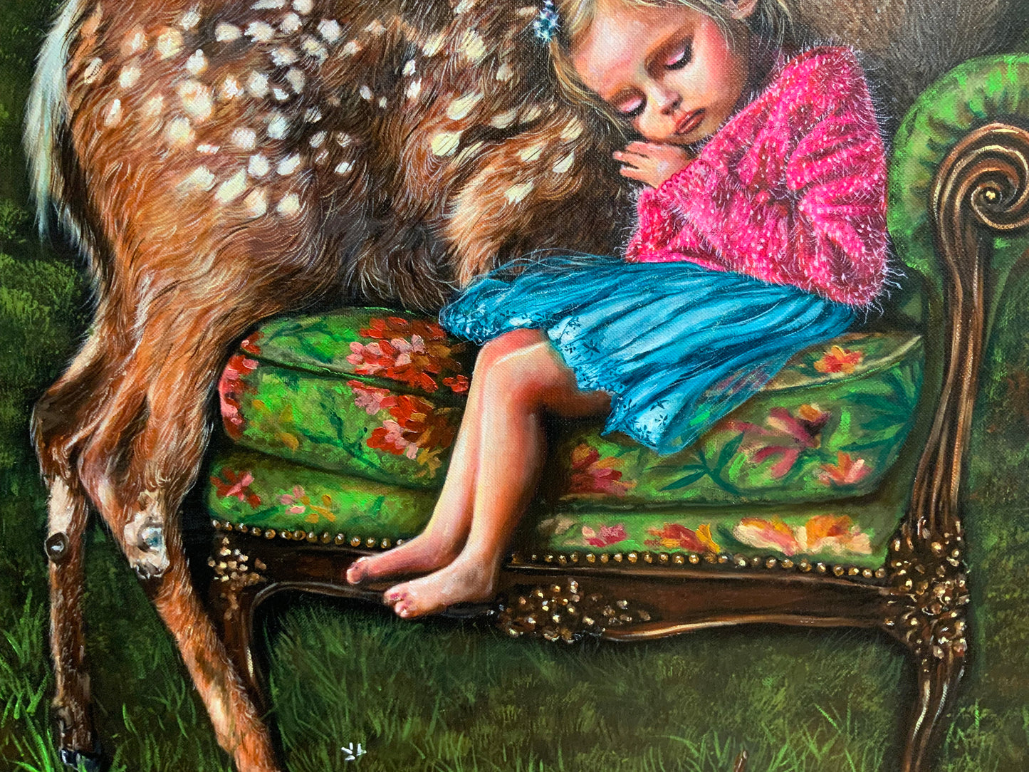 OIL PAINTING SOLD-OUT  a Halloween oil on canvas 220X150cm (collezione privata)