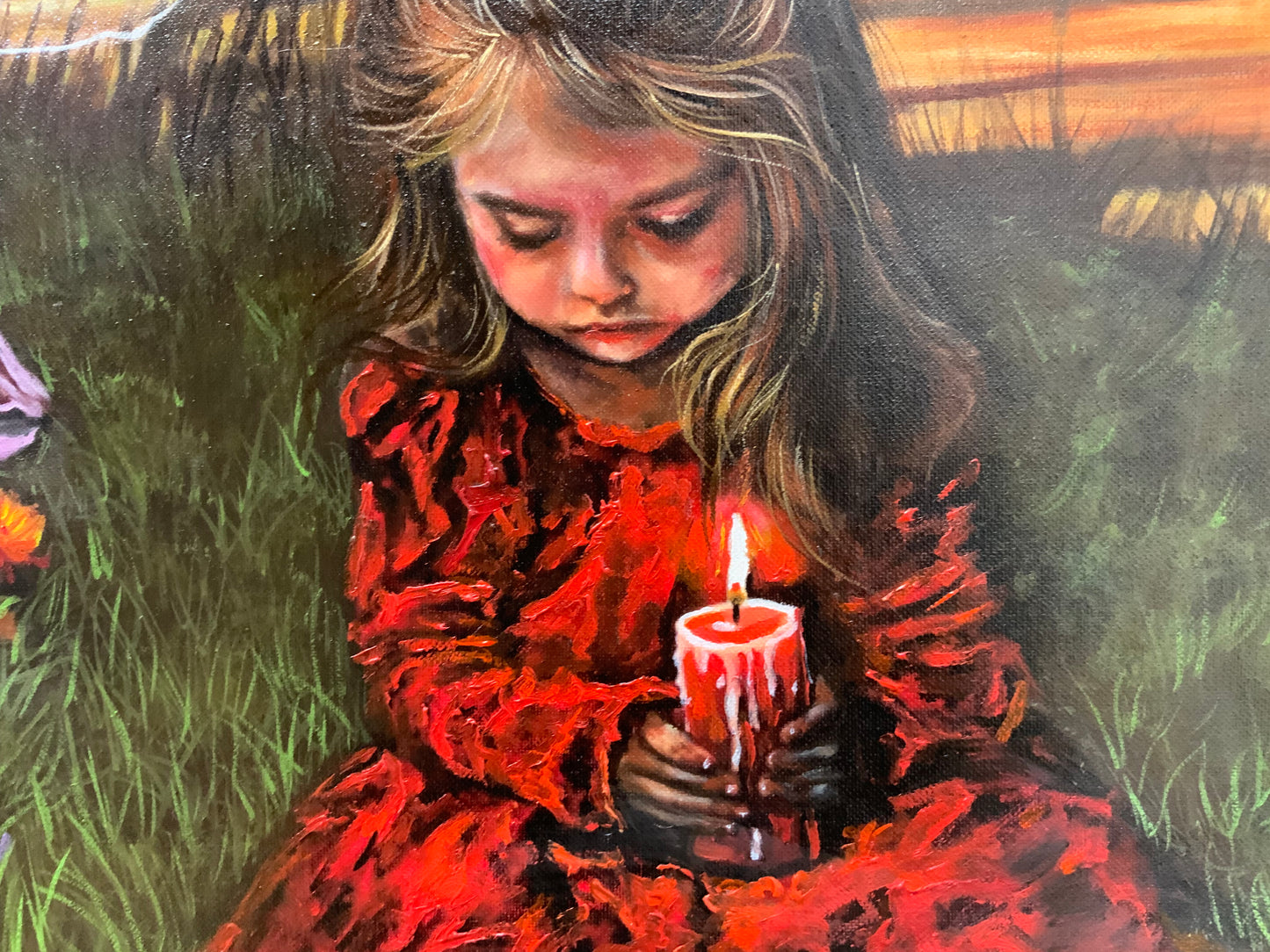 OIL PAINTING SOLD-OUT  a Halloween oil on canvas 220X150cm (collezione privata)