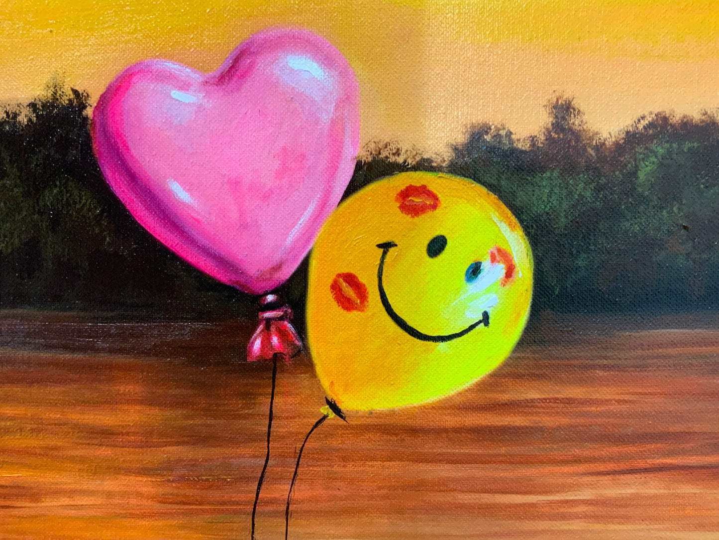 OIL PAINTING SOLD-OUT  a Halloween oil on canvas 220X150cm (collezione privata)