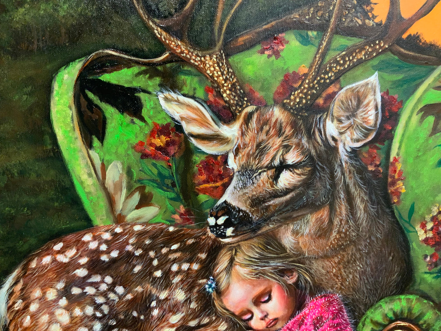 OIL PAINTING SOLD-OUT  a Halloween oil on canvas 220X150cm (collezione privata)
