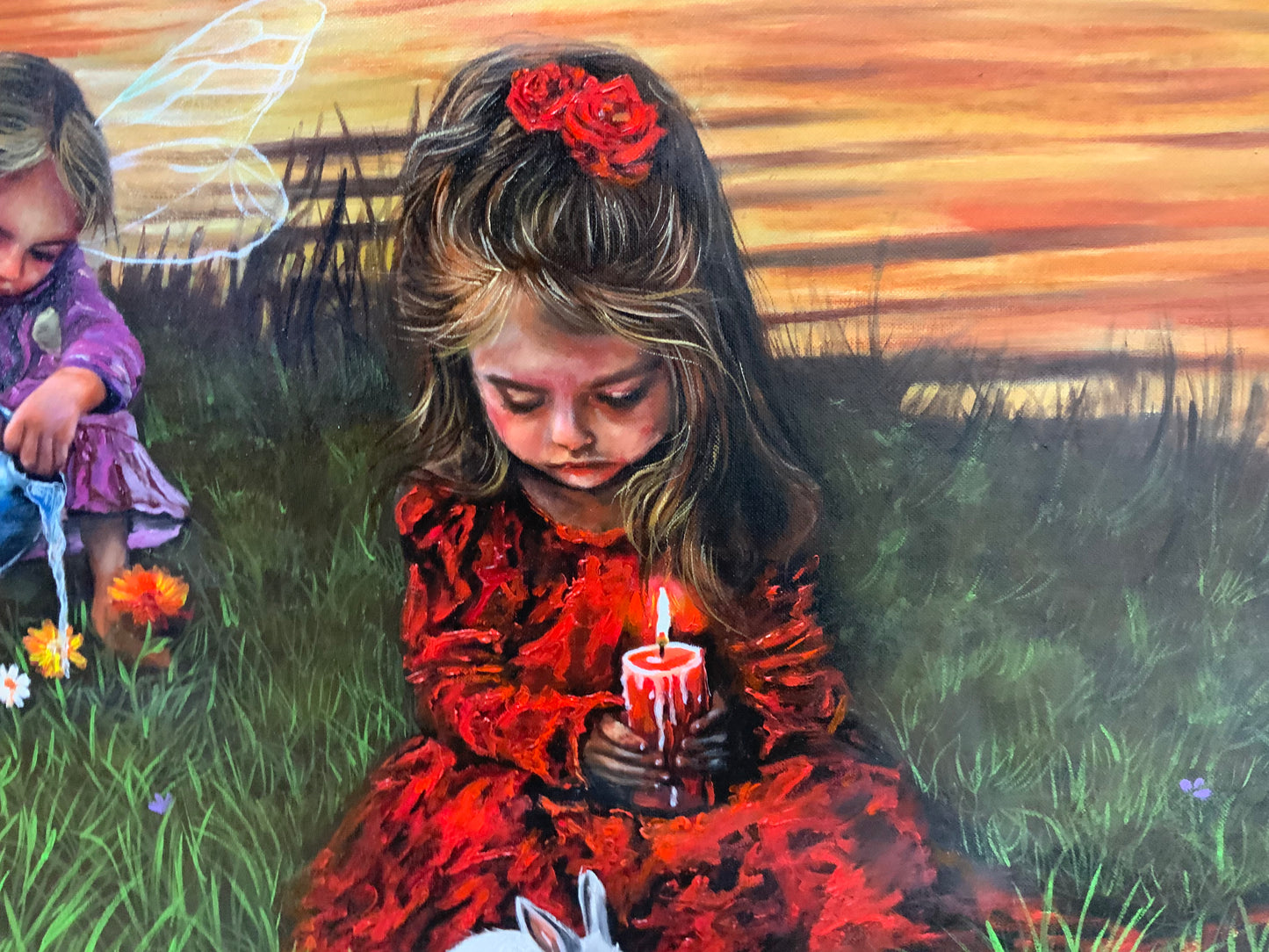OIL PAINTING SOLD-OUT  a Halloween oil on canvas 220X150cm (collezione privata)