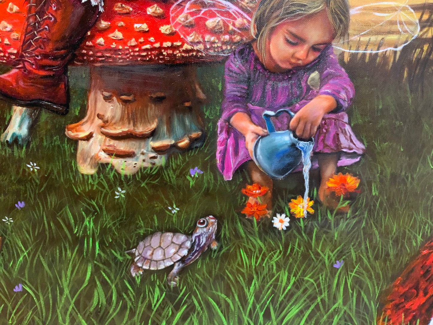 OIL PAINTING SOLD-OUT  a Halloween oil on canvas 220X150cm (collezione privata)